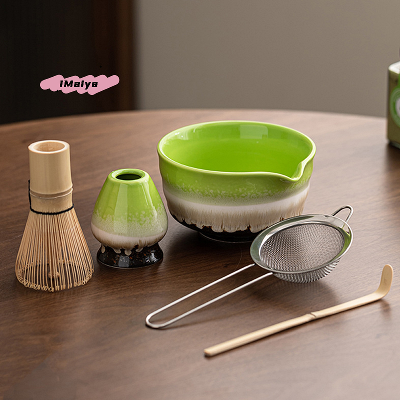 Matcha Whisk Set - 5Pcs Japanese Matcha Tea Set with