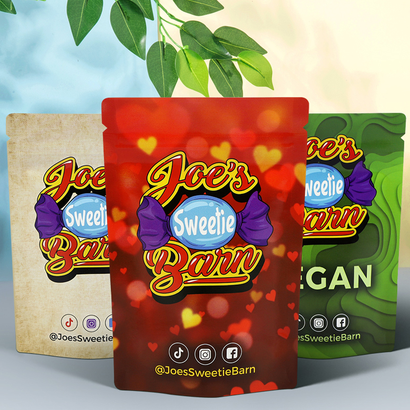 Coffee Tea Flower - custom printed resealable bags aluminum foil