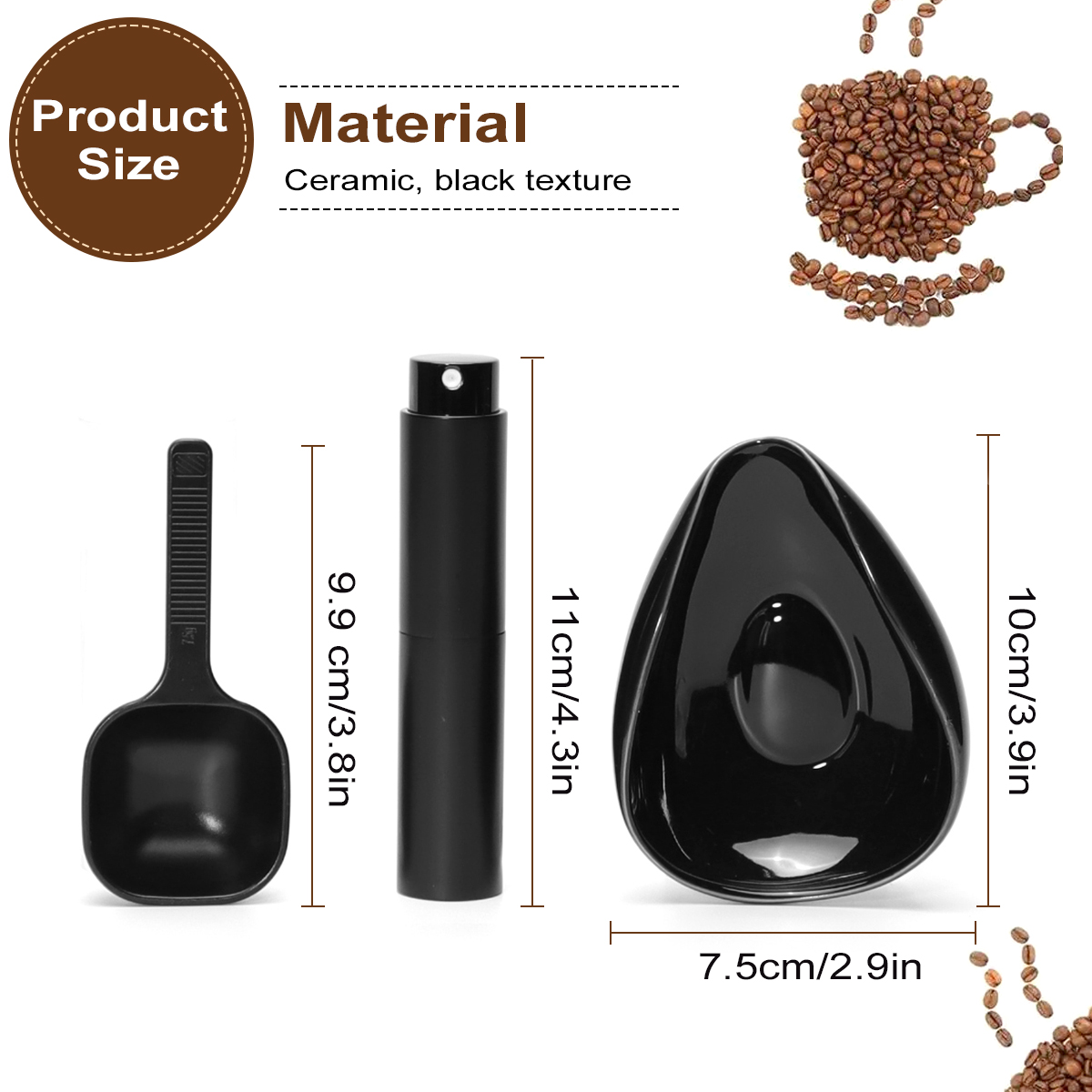 Leeseph Coffee Bean Dosing Cup - Coffee Tea Sugar Set 评论和价格