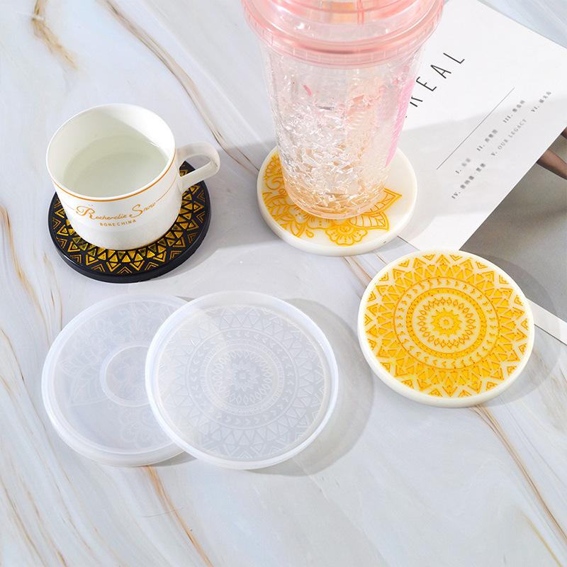Flower Coaster Silicone Mold E - Coffee Tea Flower 评论和价格