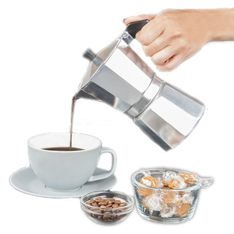 Aluminum Espresso Maker Latte  - Moka Pot Stove 评论和价格