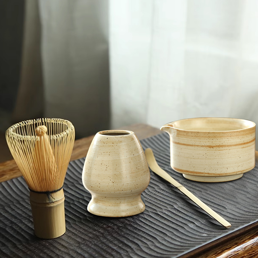 Japanese Matcha Whisk Stand Te - Matcha Whisk Set 评论和价格