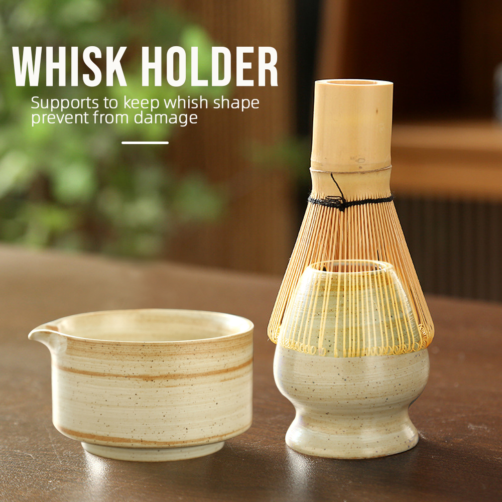 Japanese Matcha Whisk Stand Te - Matcha Whisk Set 评论和价格