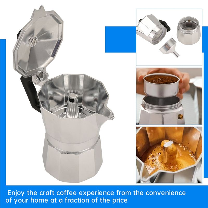 A92P Moka Pot Italian Coffee M - Moka Pot Stove 评论和价格