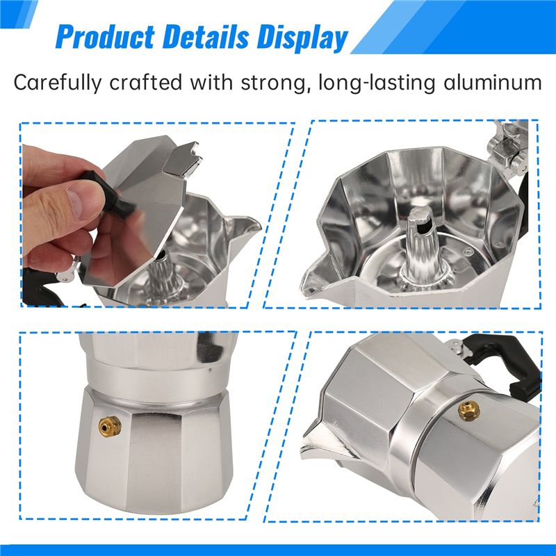 A92P Moka Pot Italian Coffee M - Moka Pot Stove 评论和价格