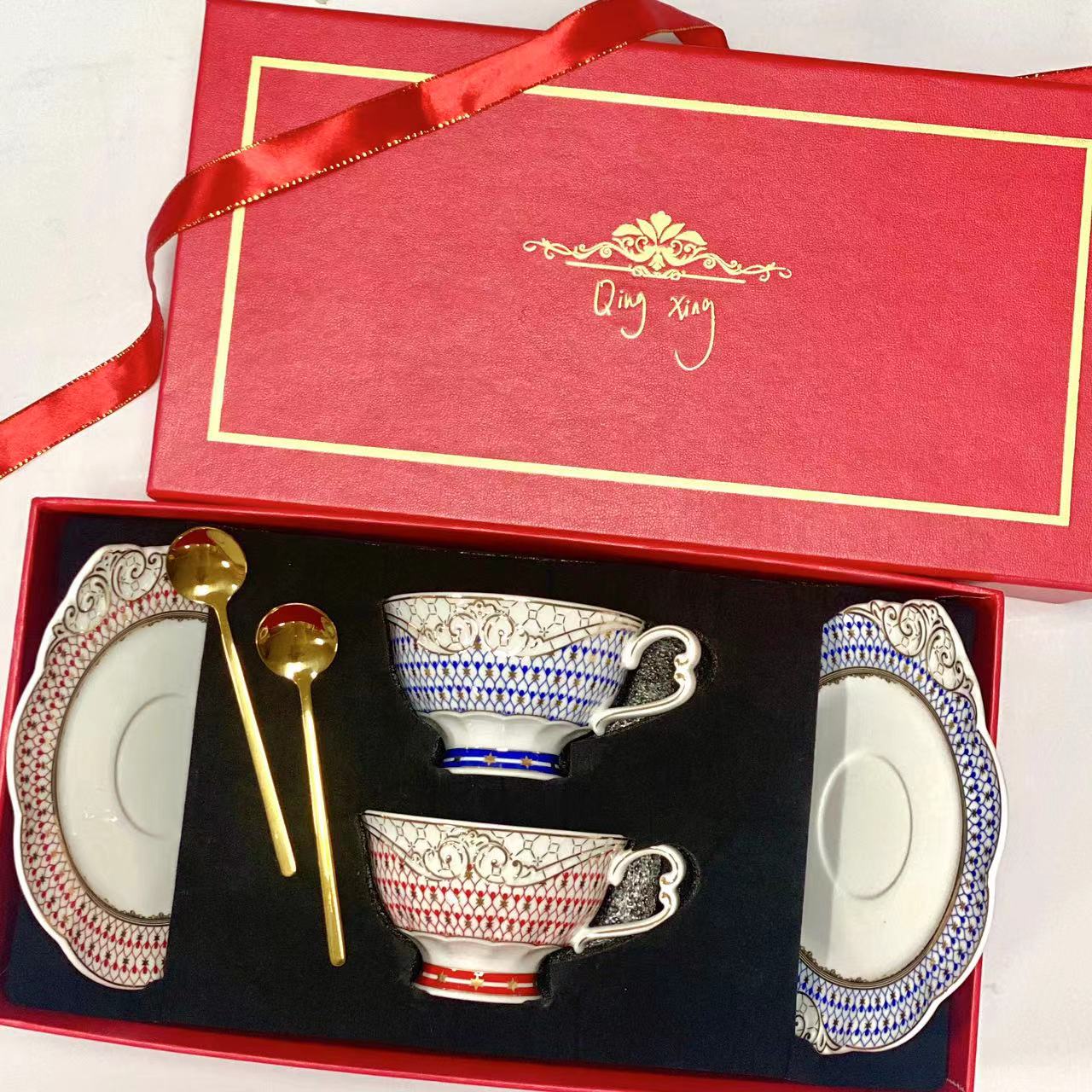 European Ceramic Coffee Cup, H - Coffee Tea Flower 评论和价格