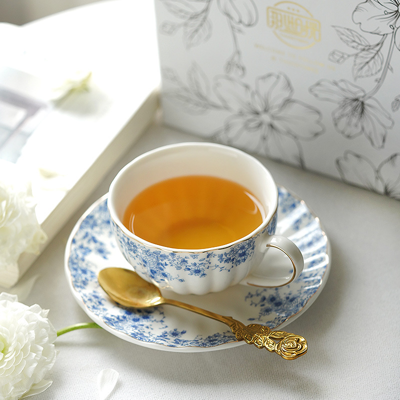 English-style Afternoon Tea Se - Coffee Tea Flower 评论和价格