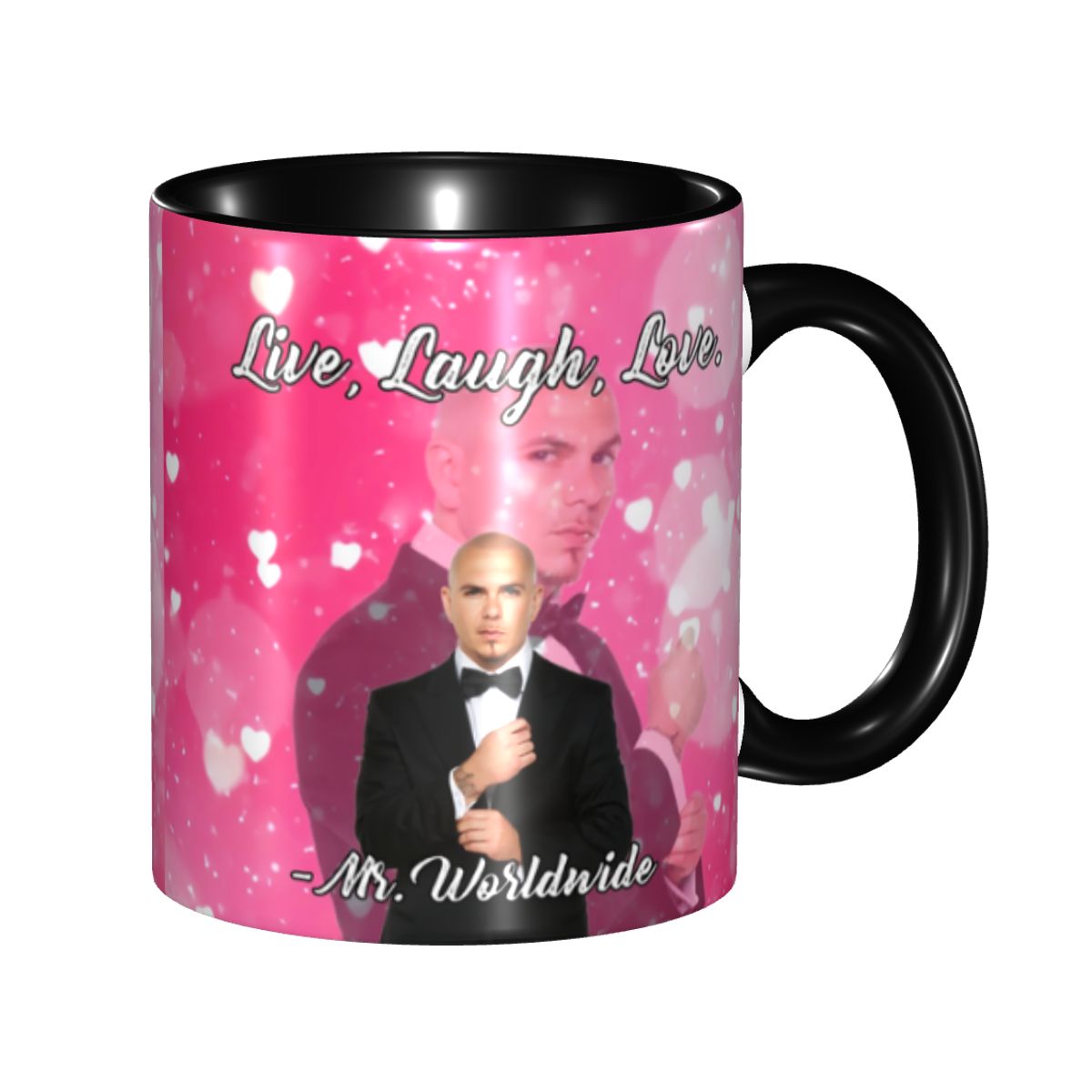 Mr Worldwide Says To Live Laug - Coffee Tea Love 评论和价格