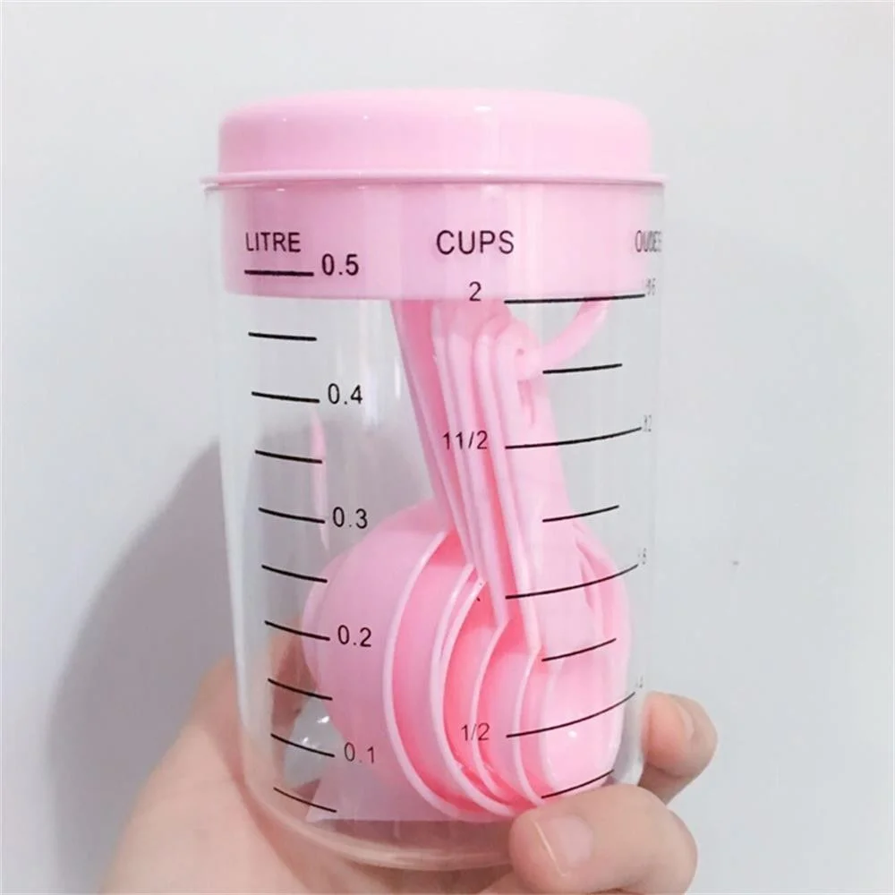 7 Pieces / Set Plastic Measuri - Coffee Tea Sugar Set 评论和价格