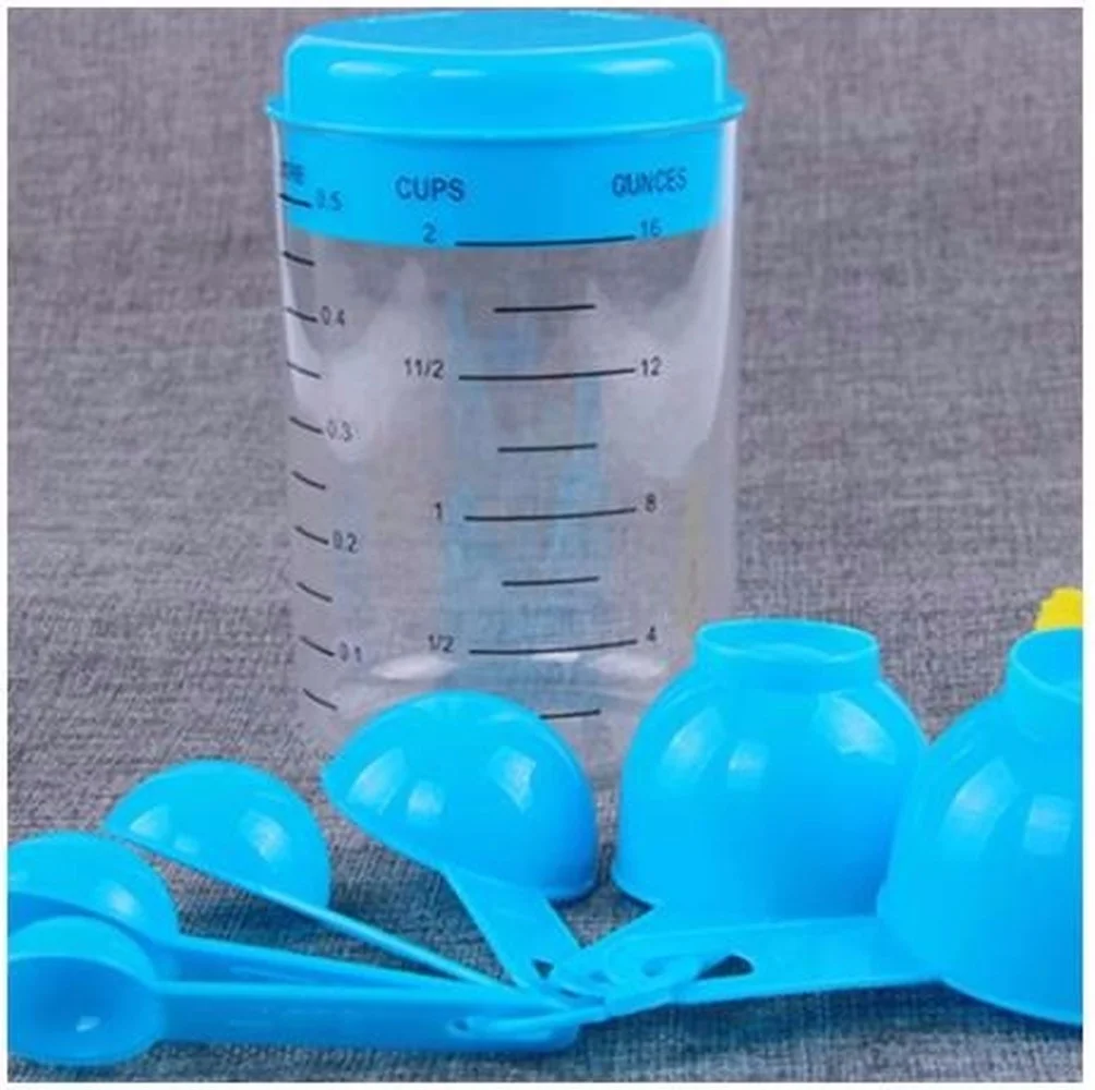 7 Pieces / Set Plastic Measuri - Coffee Tea Sugar Set 评论和价格