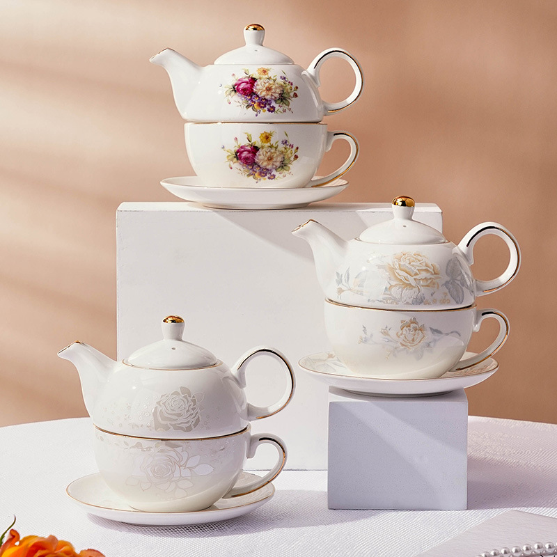 480ml Ceramic Tea for One Set  - Coffee Tea Flower 评论和价格