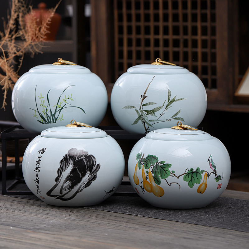 Blue-green Porcelain Tea Leaf  - Coffee Tea Leaf And Bean 评论和价格