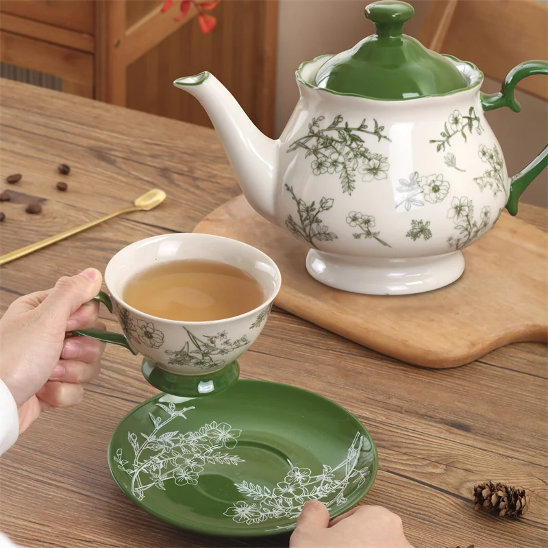 SOLECASA 220ml Coffee Cup&Sauc - Coffee Tea Flower 评论和价格
