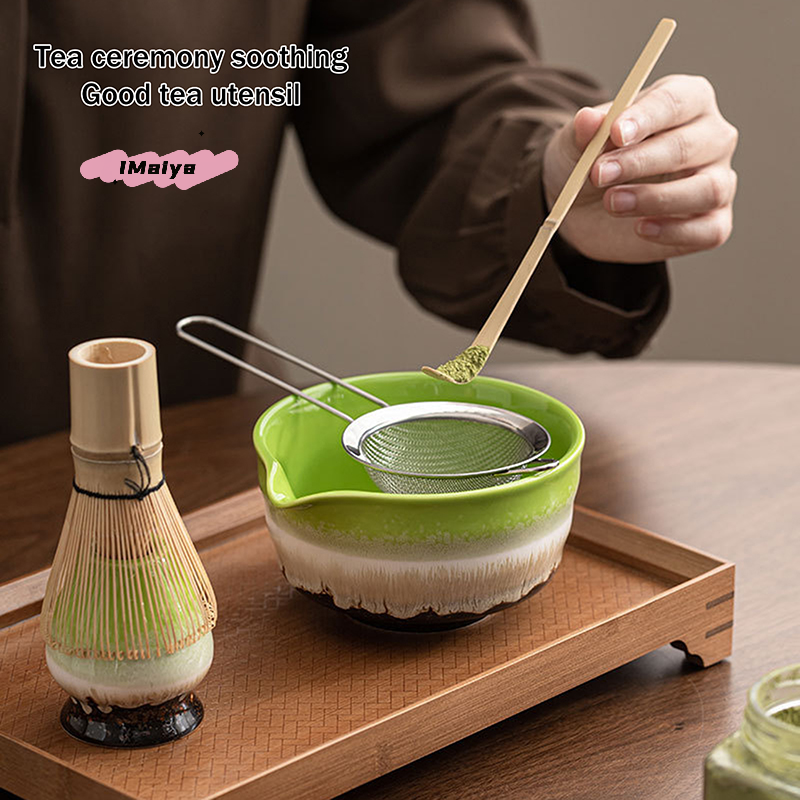 5Pcs Japanese Matcha Tea Set w - Matcha Whisk Set 评论和价格