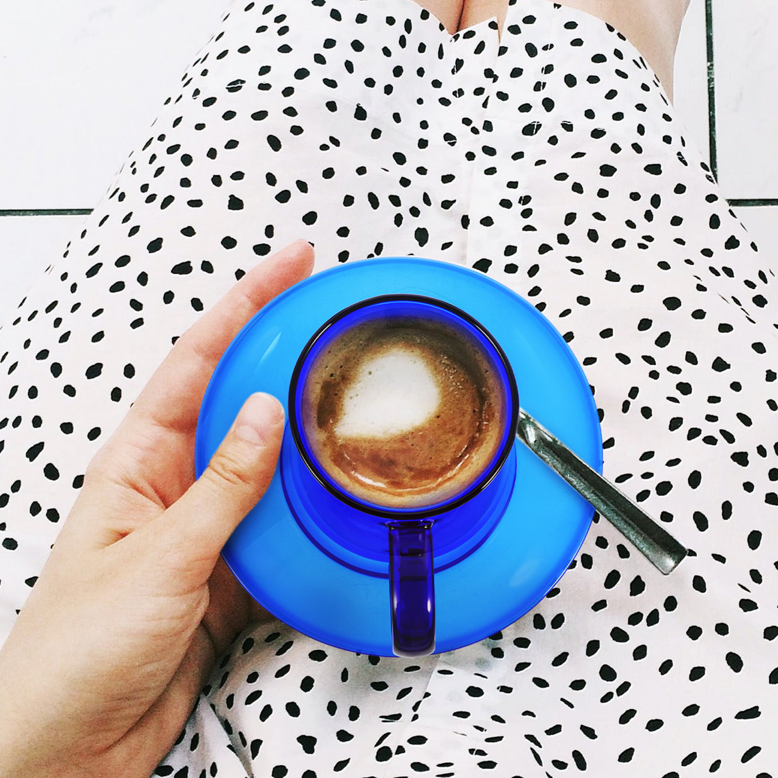 1Set Vintage Glass Coffee Cup  - Coffee Tea Shop 评论和价格