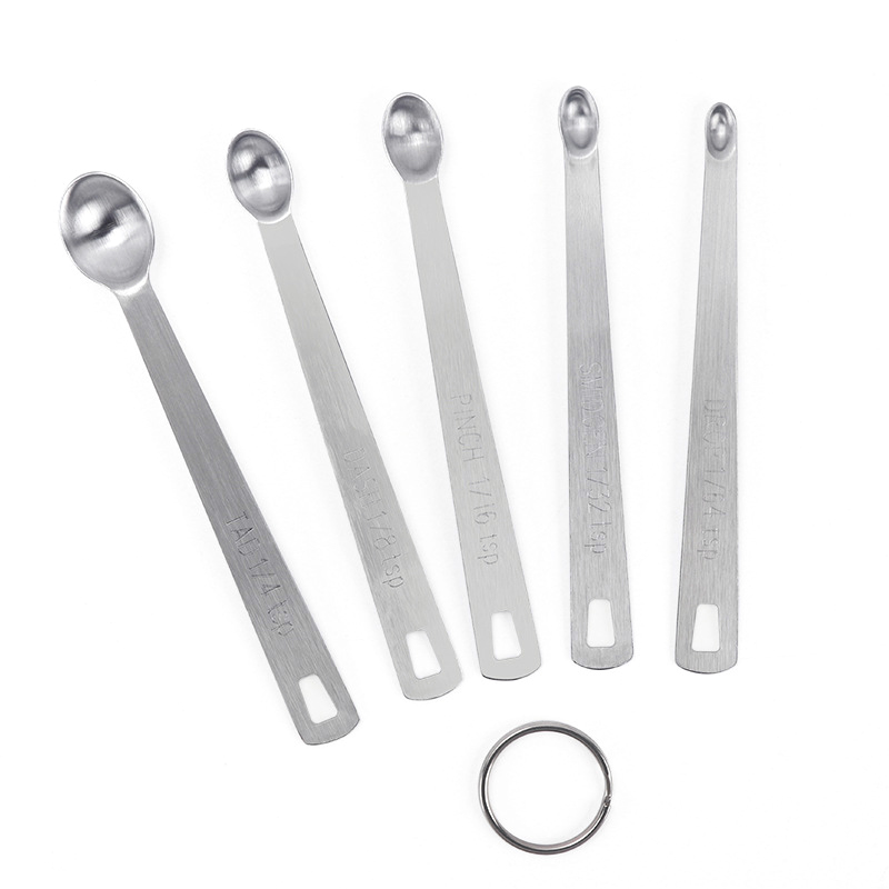 5pcs/Set Small Measuring Spoon - Coffee Tea Sugar Set 评论和价格