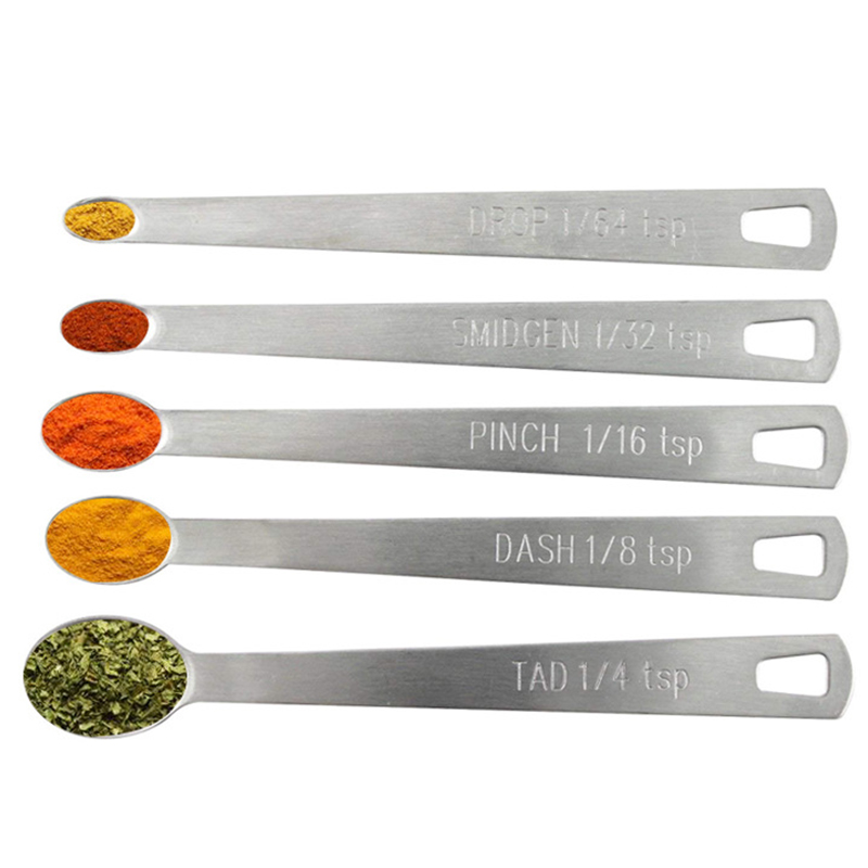 5pcs/Set Small Measuring Spoon - Coffee Tea Sugar Set 评论和价格