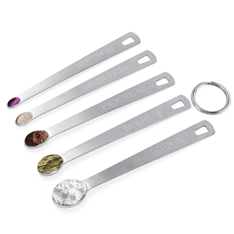 5pcs/Set Small Measuring Spoon - Coffee Tea Sugar Set 评论和价格