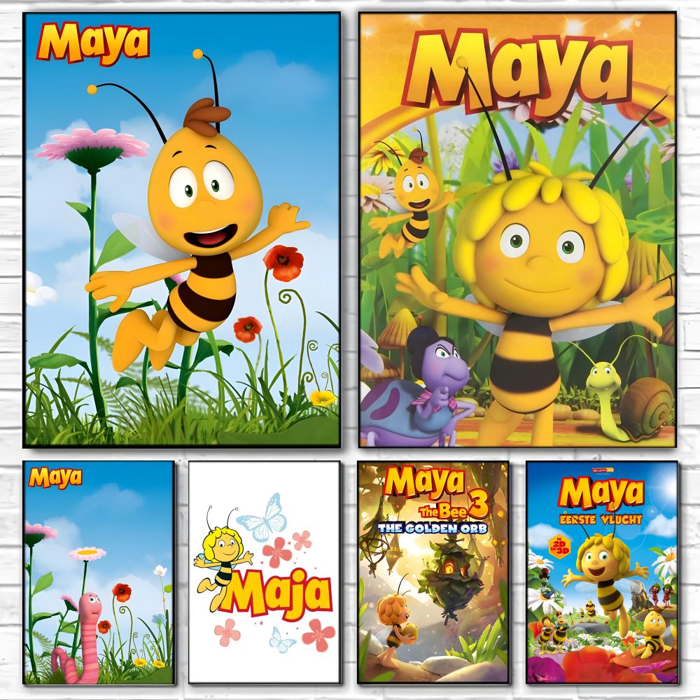 Cartoon M-Maya the Bee Poster  - Maya Coffee & Tea Ulasan 评论和价格