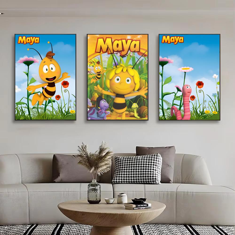 Cartoon M-Maya the Bee Poster  - Maya Coffee & Tea Ulasan 评论和价格