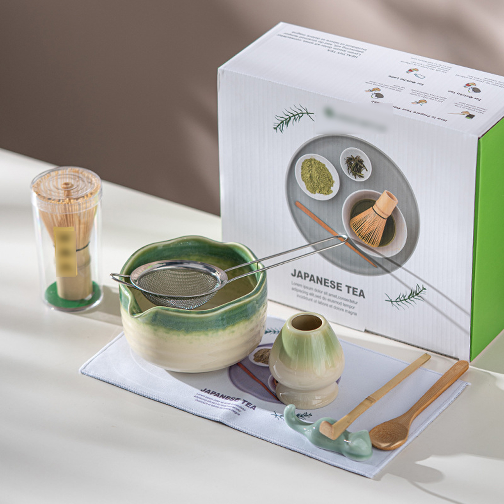 2025 New Petal Matcha Set 8PCS - Matcha Whisk Set 评论和价格