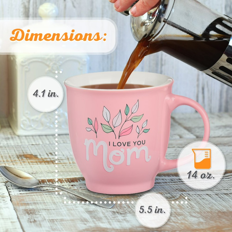 Large Ceramic Inspirational Sc - Coffee Tea Love 评论和价格