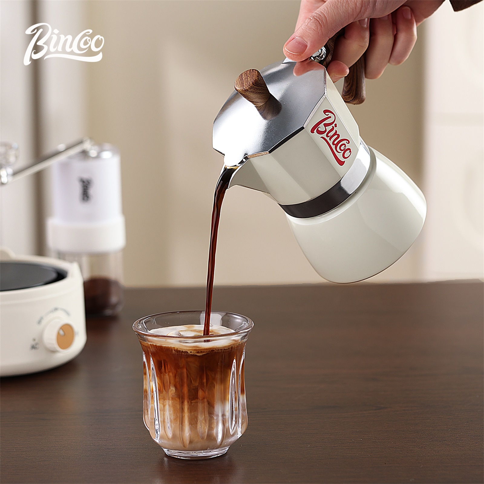 Bincoo Moka Pot and Electric S - Moka Pot Stove 评论和价格