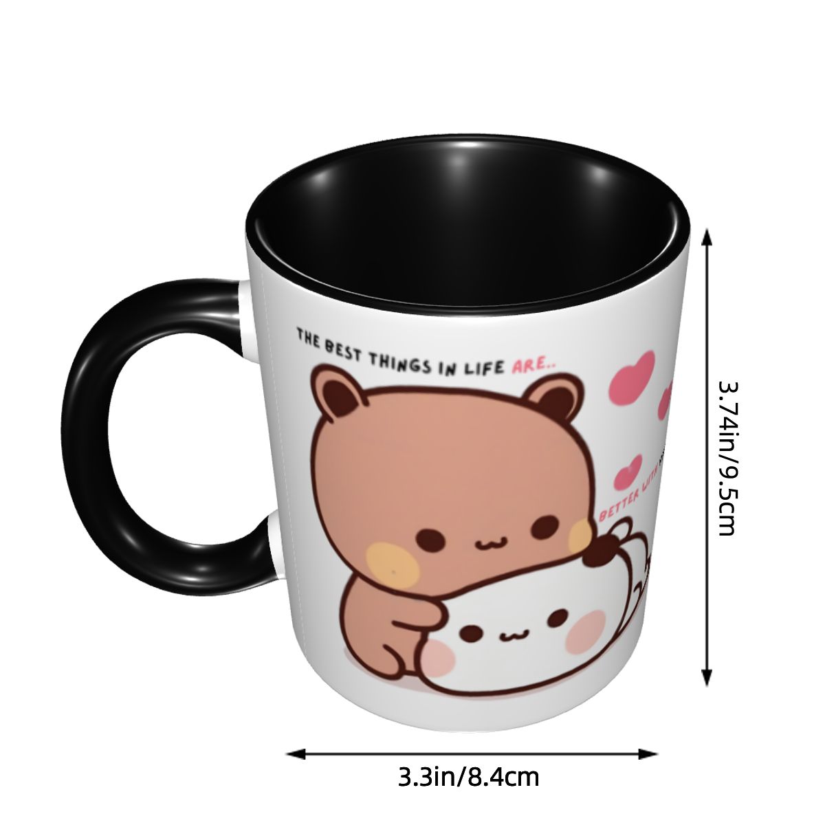 Personalized Panda Bear And Br - Coffee Tea Love 评论和价格