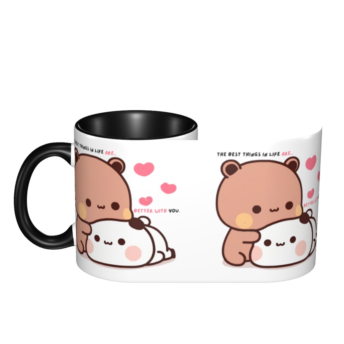 Personalized Panda Bear And Br - Coffee Tea Love 评论和价格