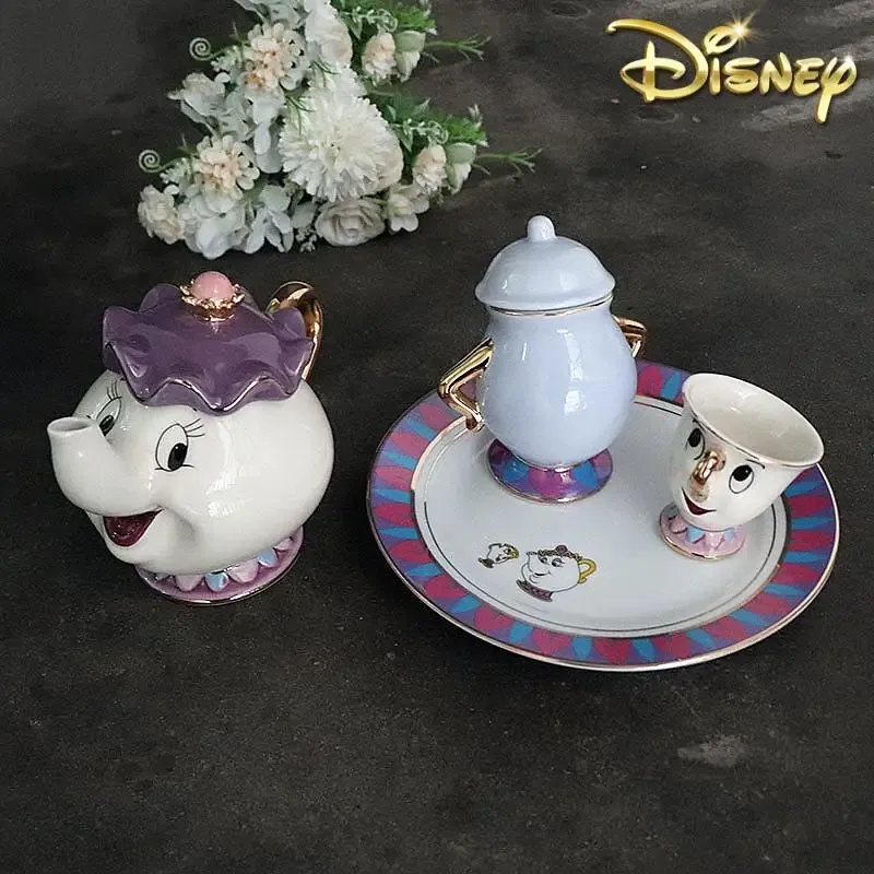 Hot Teapot Cartoon Beauty And  - Coffee Tea Sugar Set 评论和价格