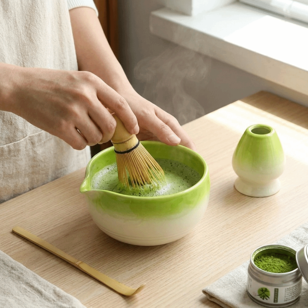 Traditional Ceramic Matcha Bow - Matcha Whisk Set 评论和价格