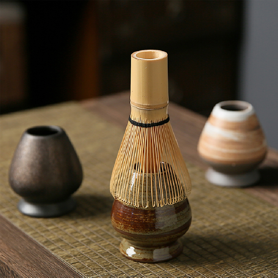 Japanese Coarse pottery Matcha - Matcha Whisk Set 评论和价格