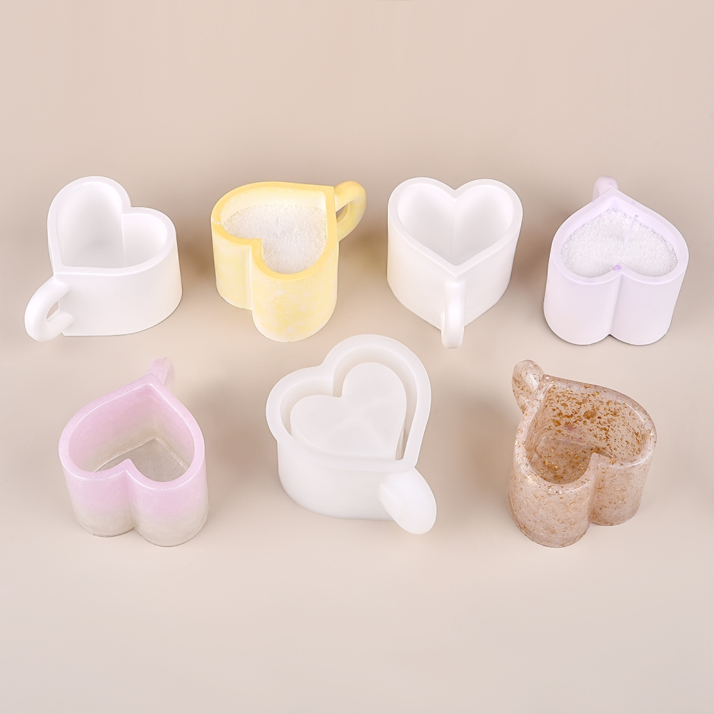 3D Tea Cup Love Silicone Mold  - Coffee Tea Love 评论和价格