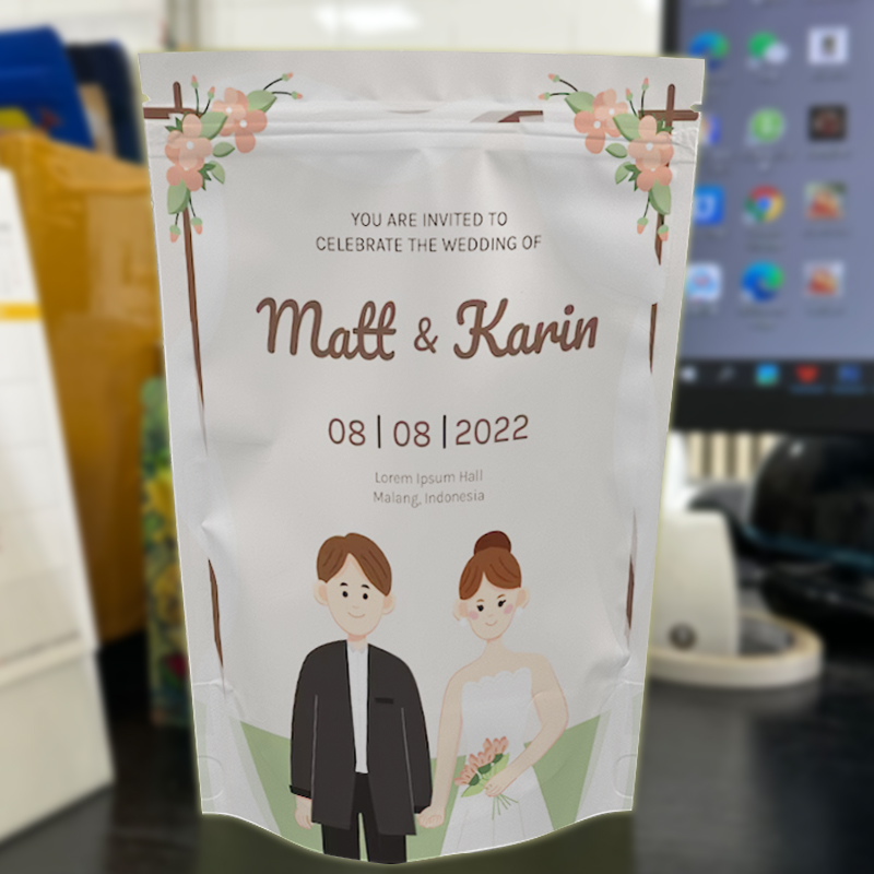 custom printed resealable bags - Coffee Tea Flower 评论和价格