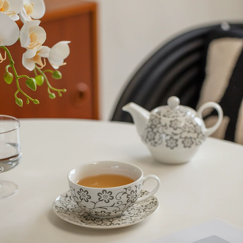 Flower Teapots,Coffee Pot,Moth - Coffee Tea Sugar Set 评论和价格