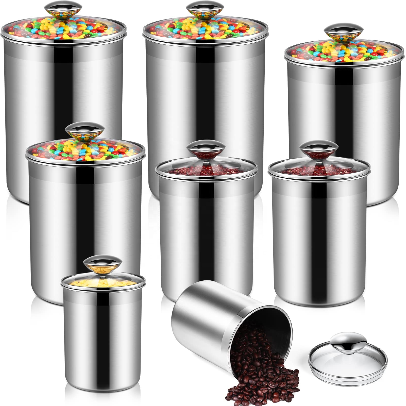 Food Storage Containers Tea Co - Coffee Tea Sugar Set 评论和价格