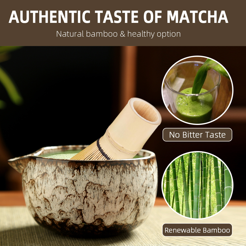 6PCS Japanese Matcha Tea Set S - Matcha Whisk Set 评论和价格